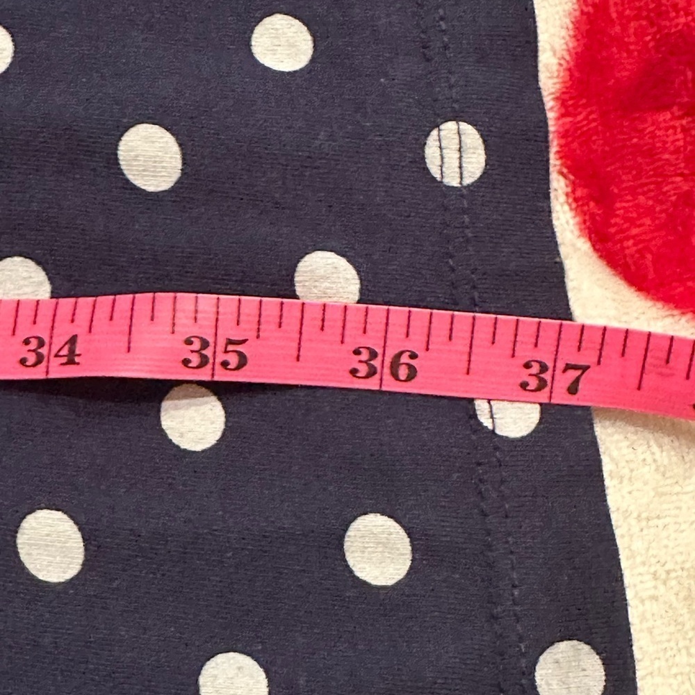 Orvis Blue and White Cotton Jersey V-Neck Sleeveless Dress - Picture 10 of 12